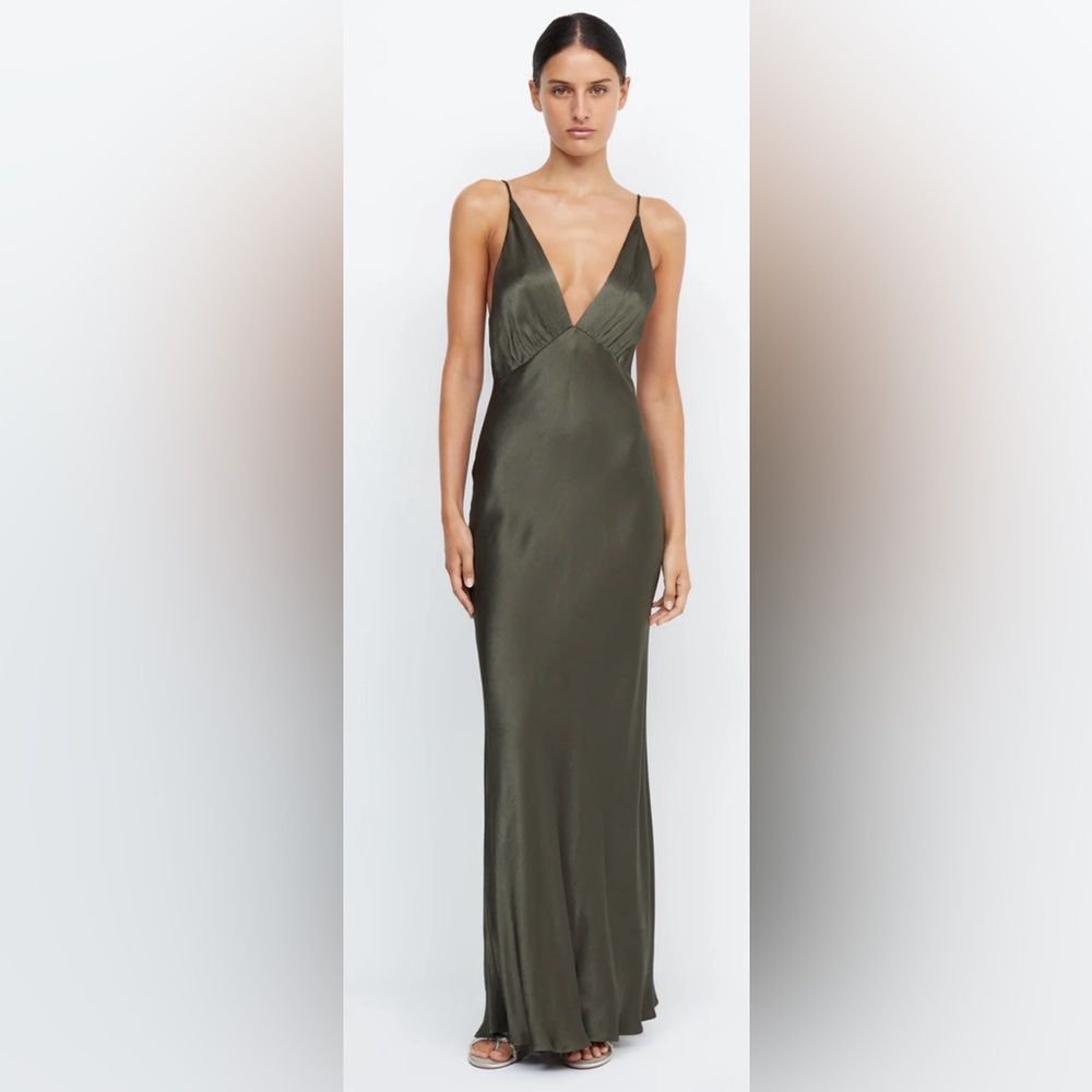 Bec & Bridge Deep Green Maxi Dress - US 4 (AUS Size 8)